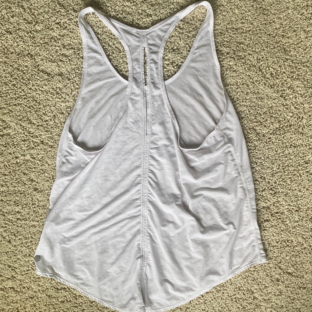 White Zella workout top